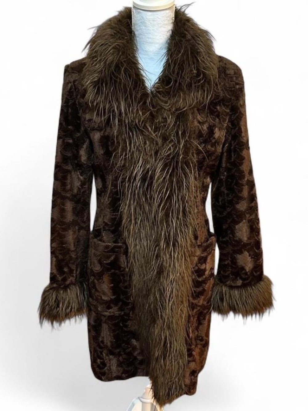 Vintage Mixit Faux Fur Penny Lane Coat